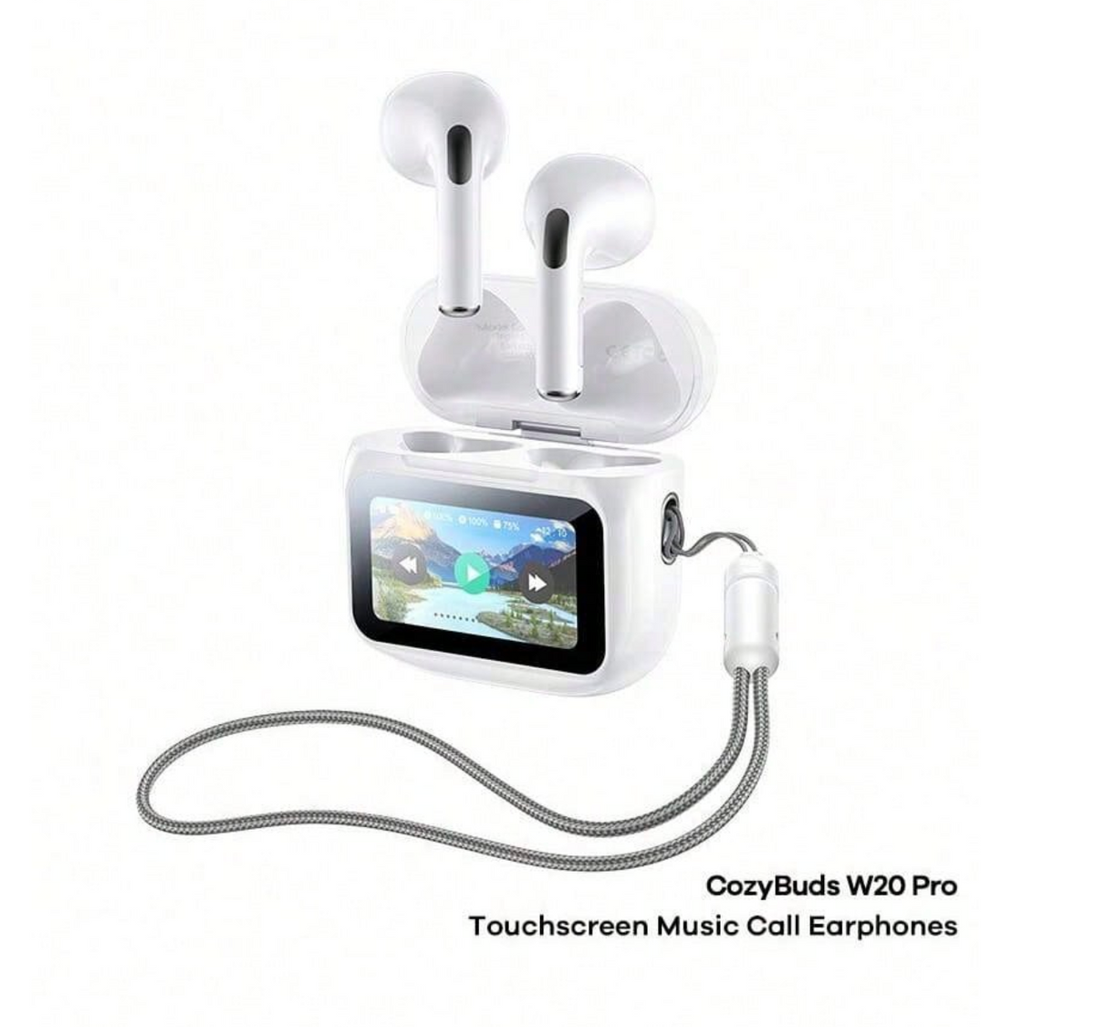 Airpods Remax Cozybuds W20 Con Pantalla
