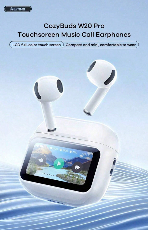 Airpods Remax Cozybuds W20 Con Pantalla