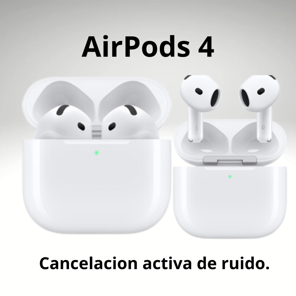Audífonos Inalámbricos Airpods 4 Gen ANC