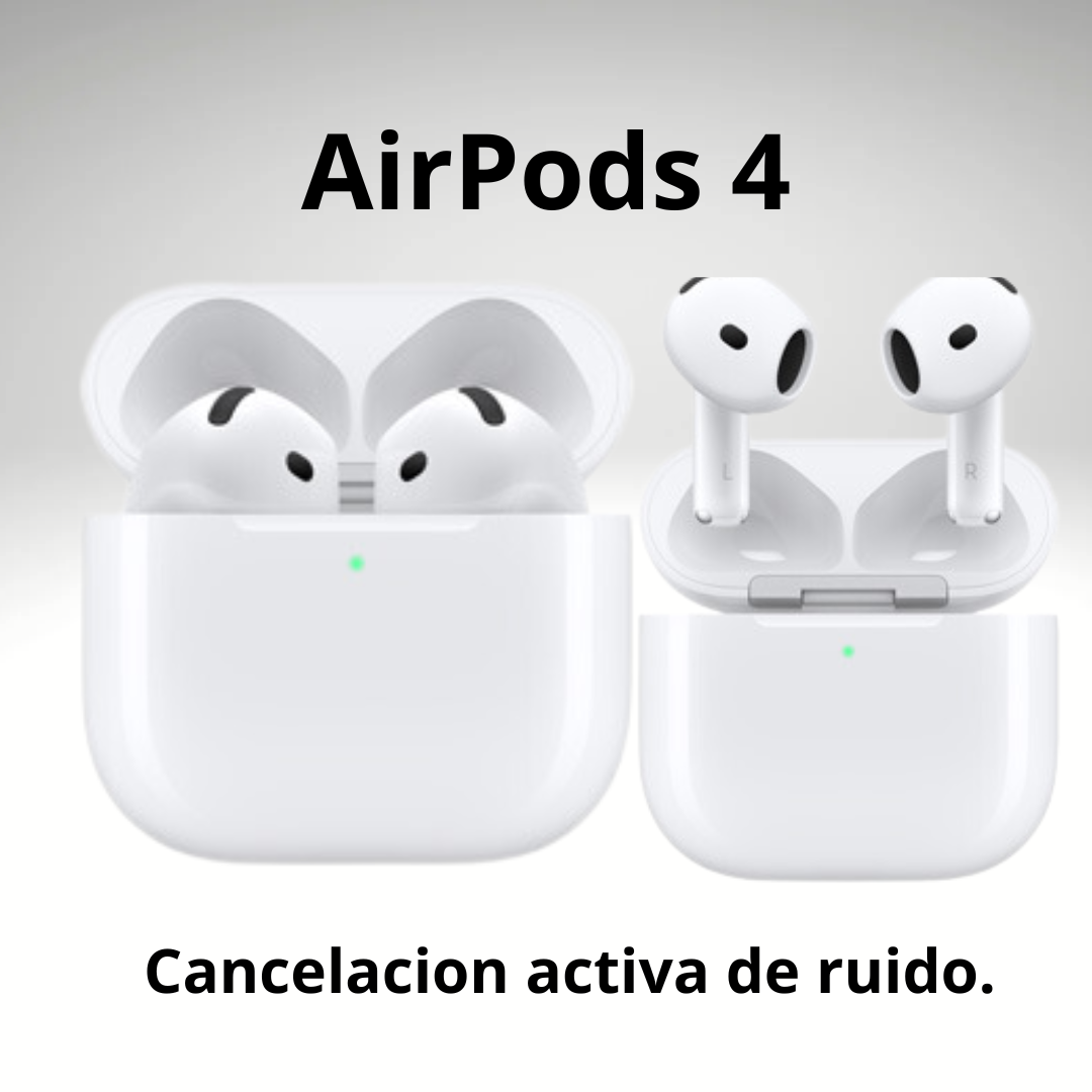 Audífonos Inalámbricos Airpods 4 Gen ANC