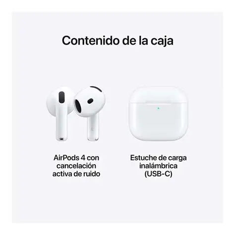 Audífonos Inalámbricos Airpods 4 Gen ANC